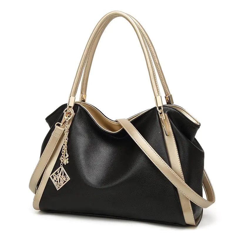 Fashionable Litchi Pattern Women's Handbag