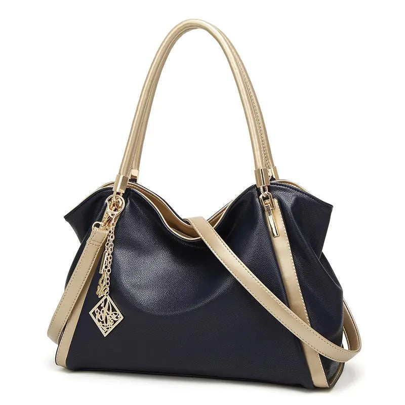 Fashionable Litchi Pattern Women's Handbag
