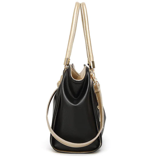 Fashionable Litchi Pattern Women's Handbag